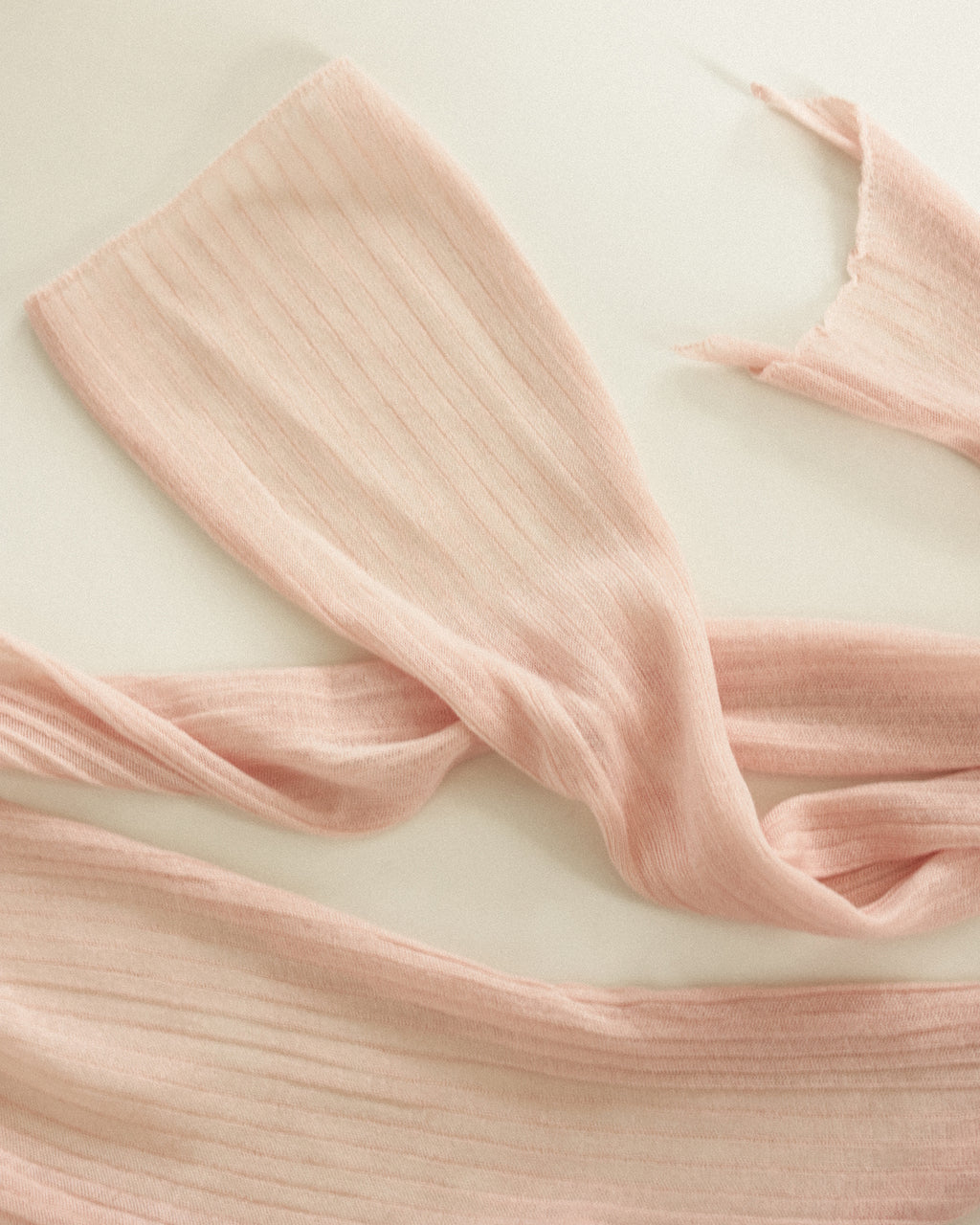 Eros Veil Top, Blush Petal
