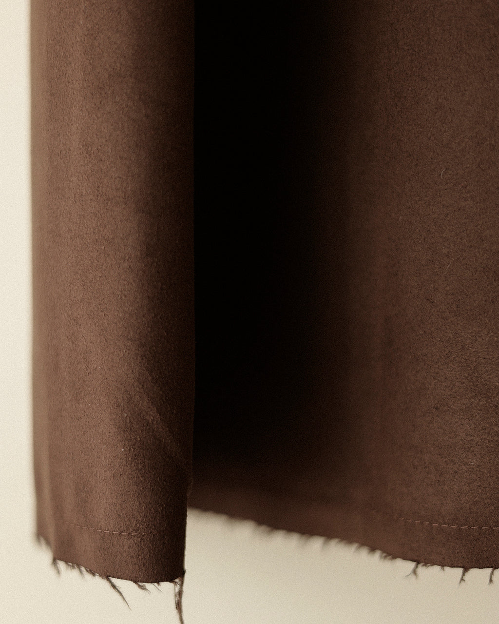 True Grit Suede Skirt, Dusty mocha