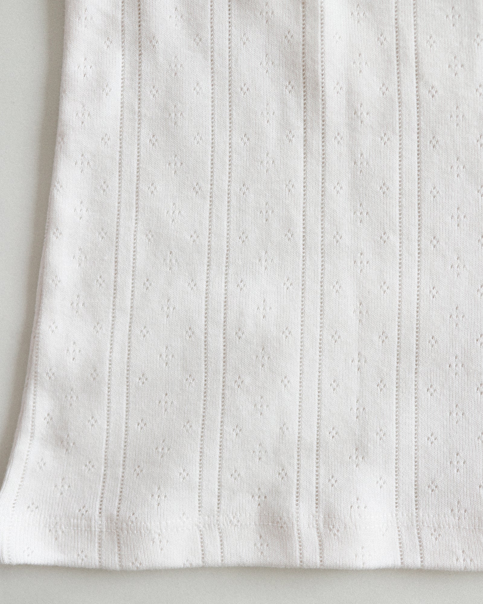 Waikiki Rib Tank, White with Cerulean Blue Trim