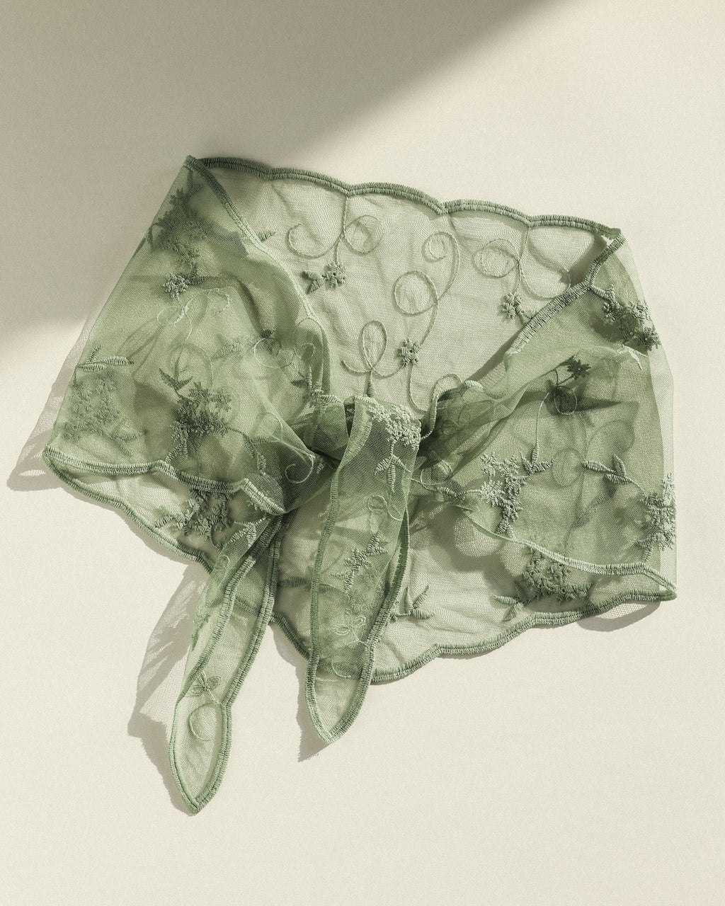 Moor Veil Scarf, English Moss