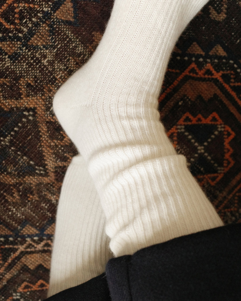 Essential Wool Blend Ribbed Socks, Hiver