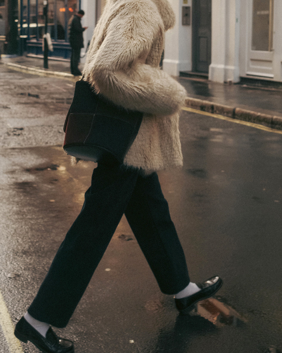 Essential Wool Blend Ribbed Socks, Hiver