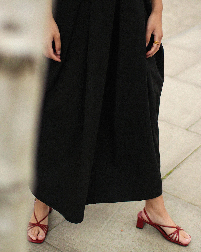 Sagittarius Holiday Sandals, Burnt Garnet