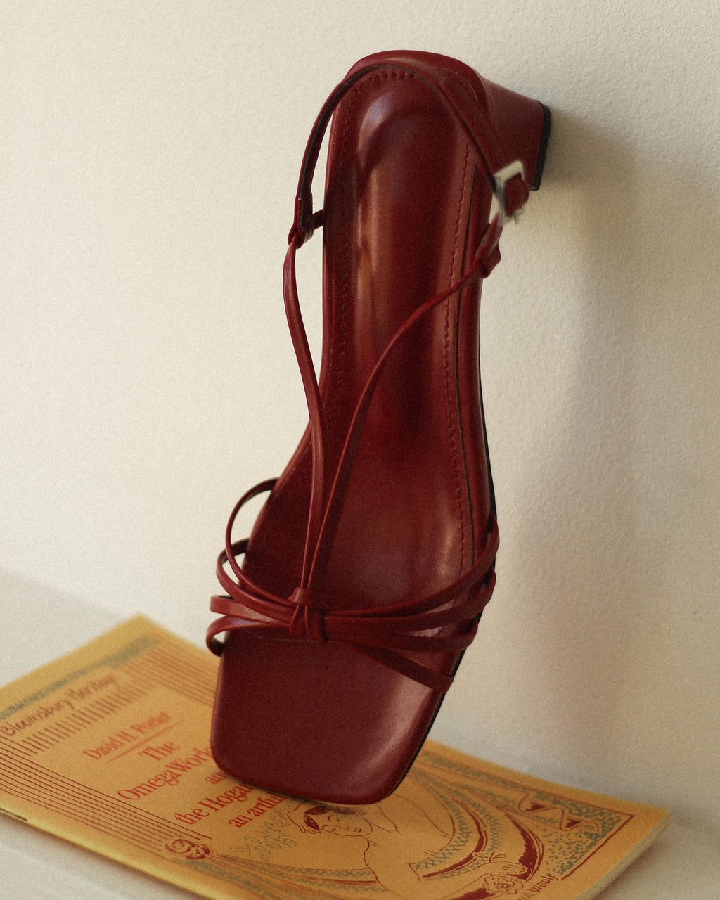 Sagittarius Holiday Sandals, Burnt Garnet