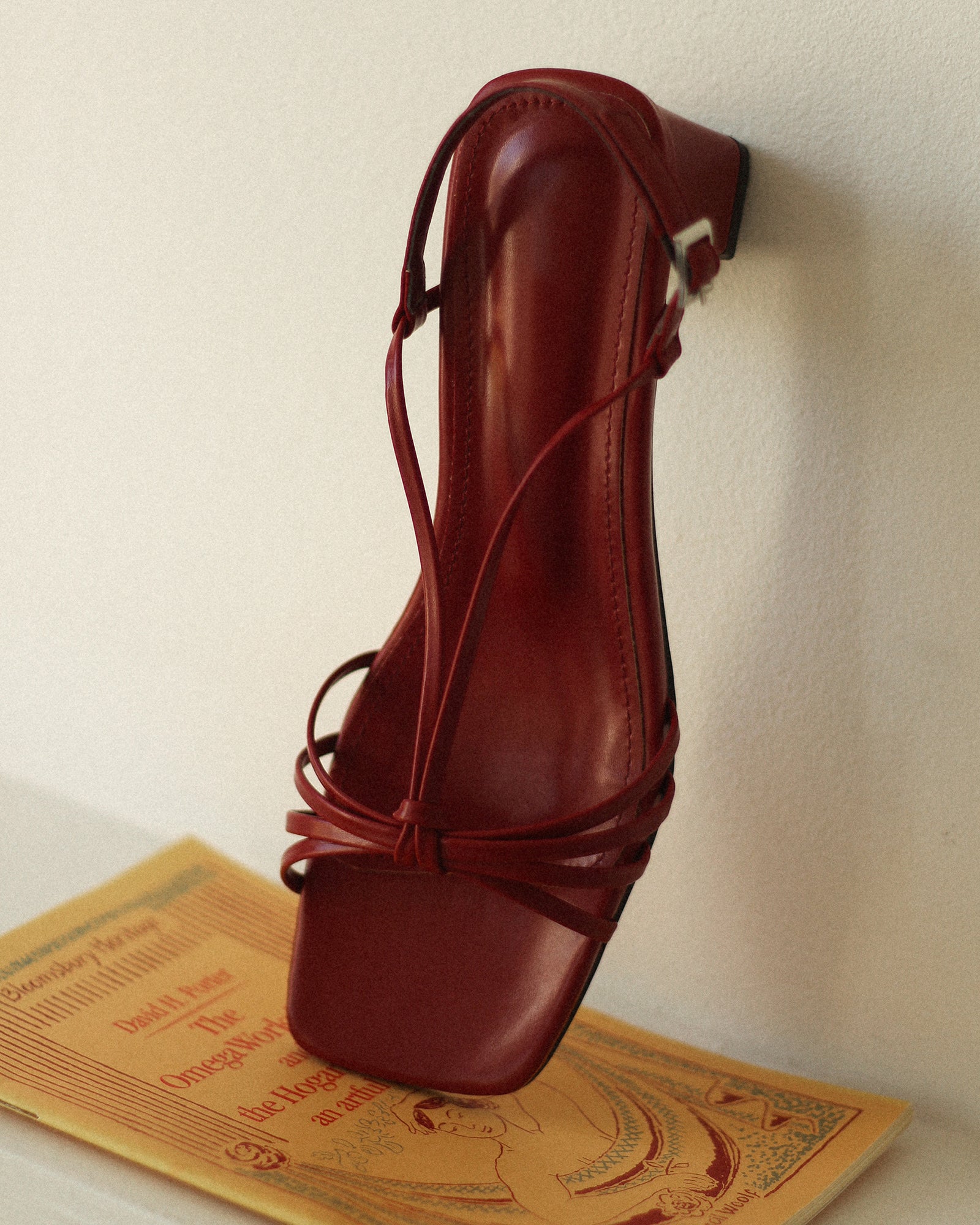 Sagittarius Holiday Sandals, Burnt Garnet