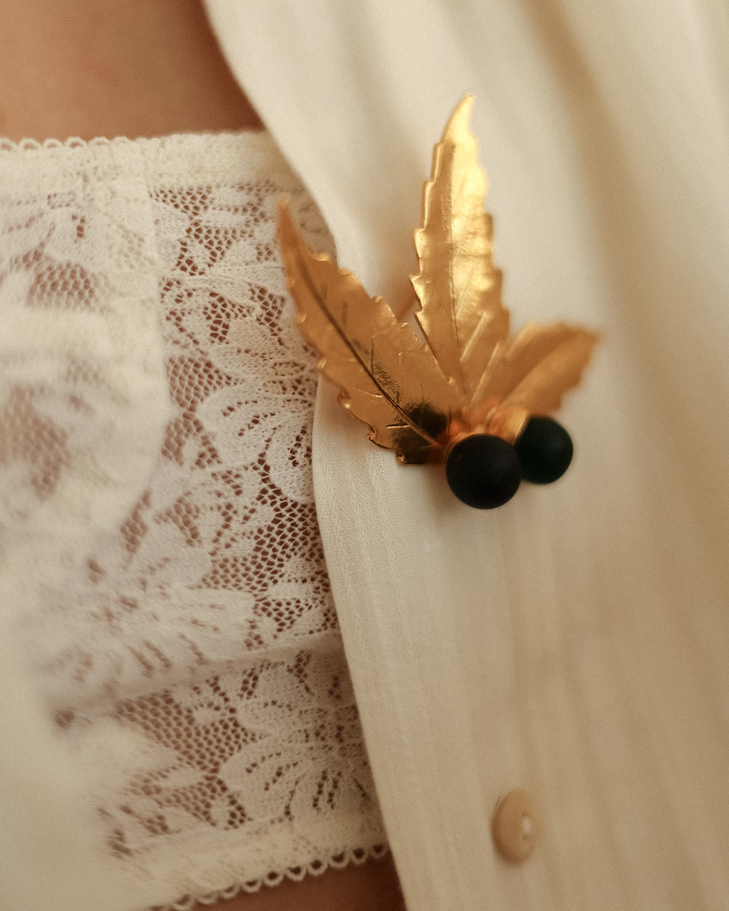 Catherine Lace Bralette, Pale Heath