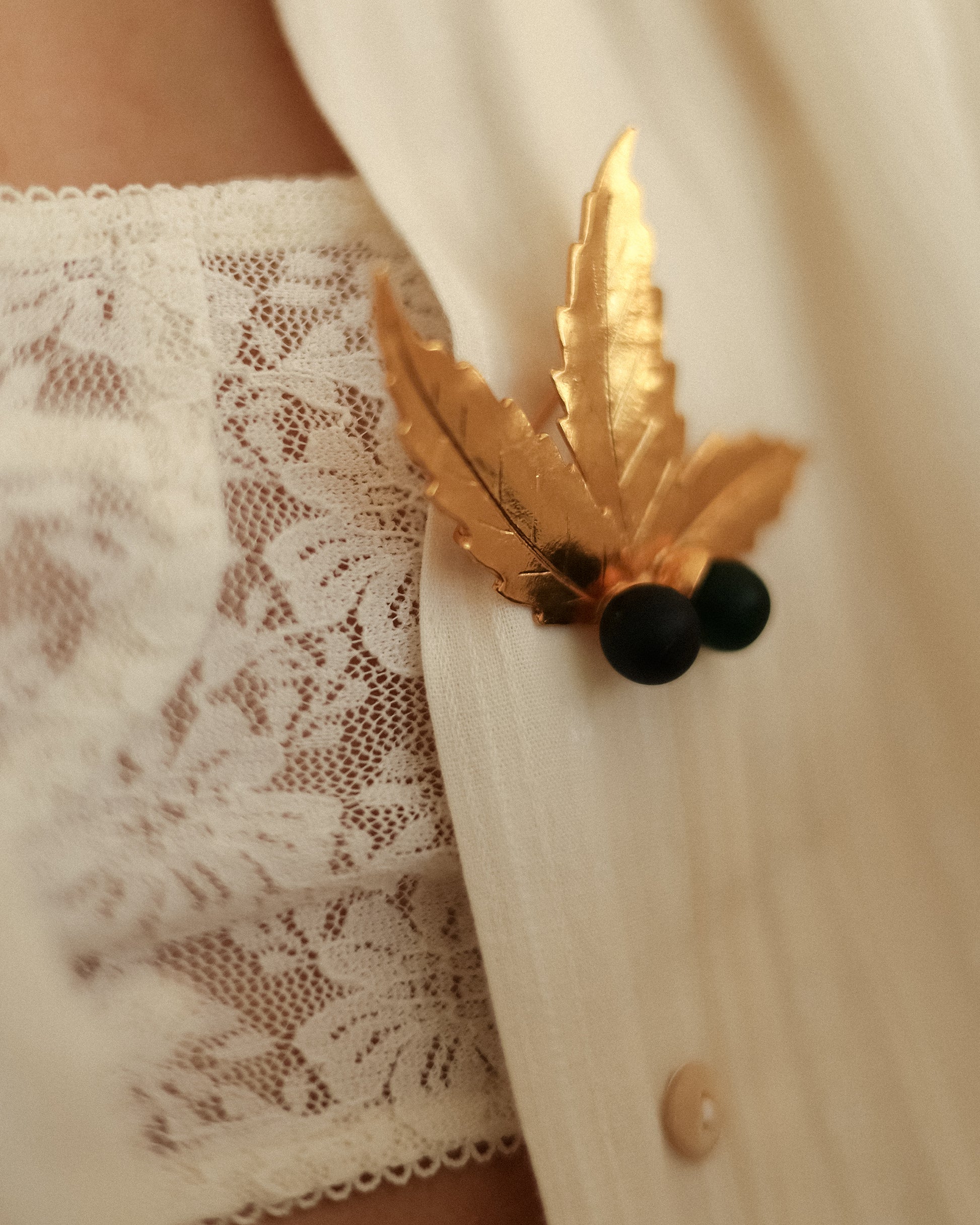 Catherine Lace Bralette, Pale Heath