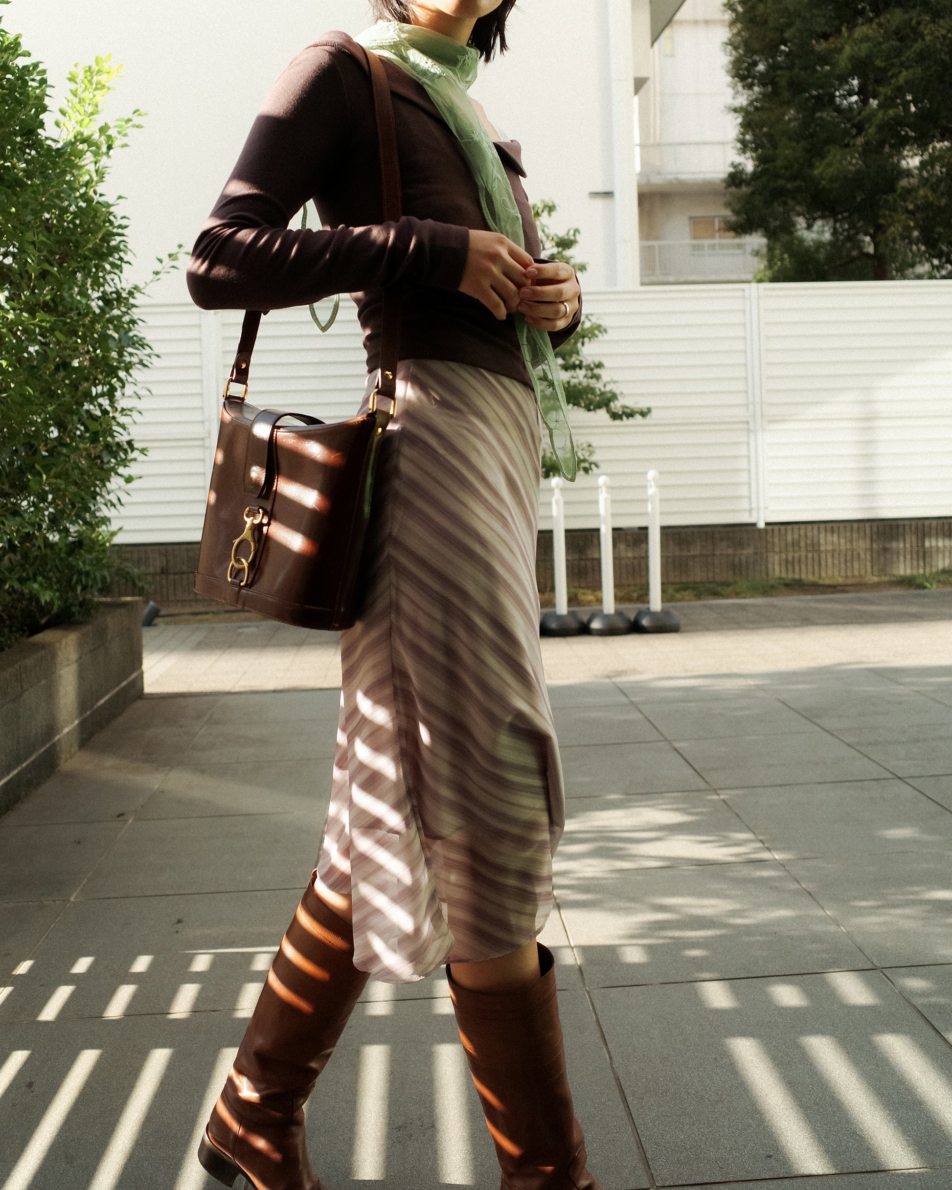 Sunrise Veil Swing Skirt, Candy