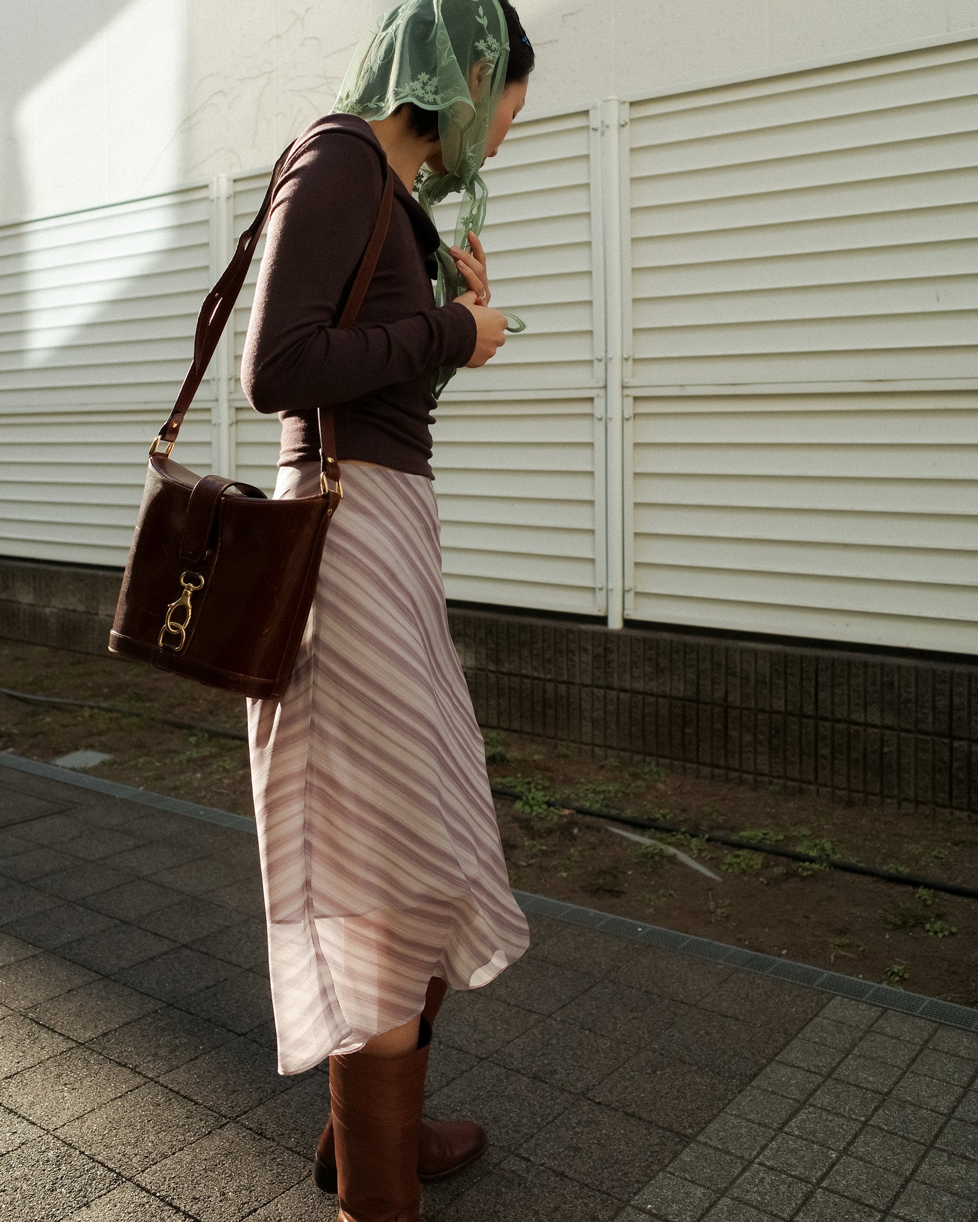 Sunrise Veil Swing Skirt, Candy