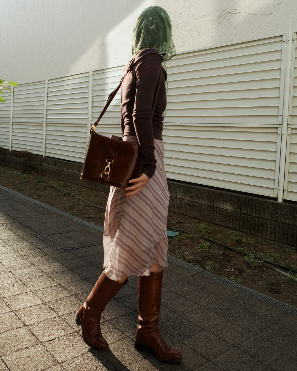 Moor Veil Scarf, English Moss