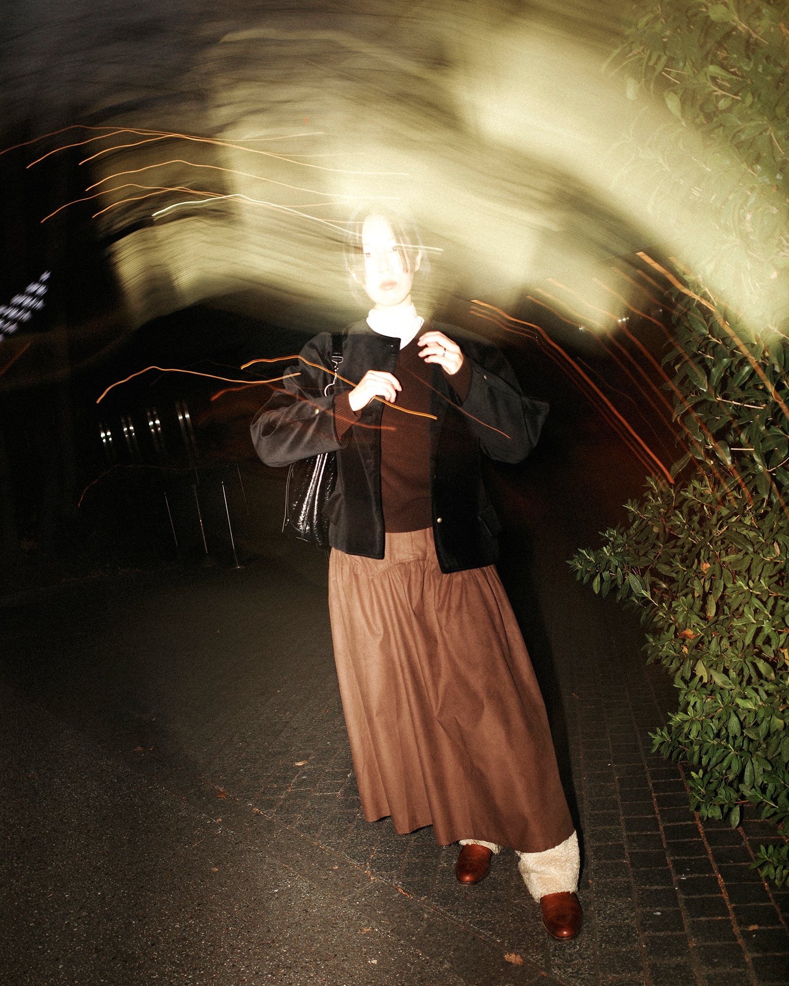 True Grit Suede Skirt, Dusty mocha