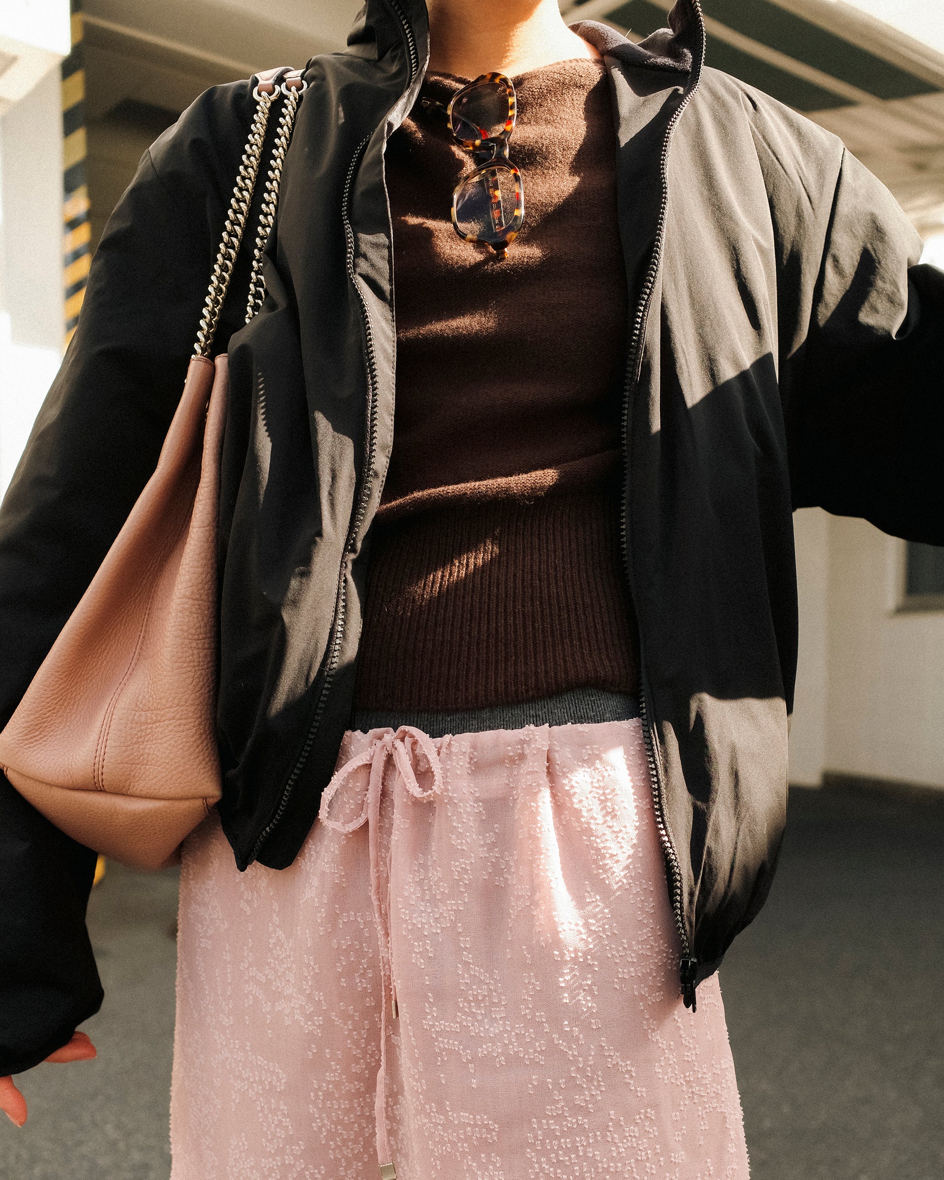 Persephone’s Veil Skirt, Winter Bloom Pink