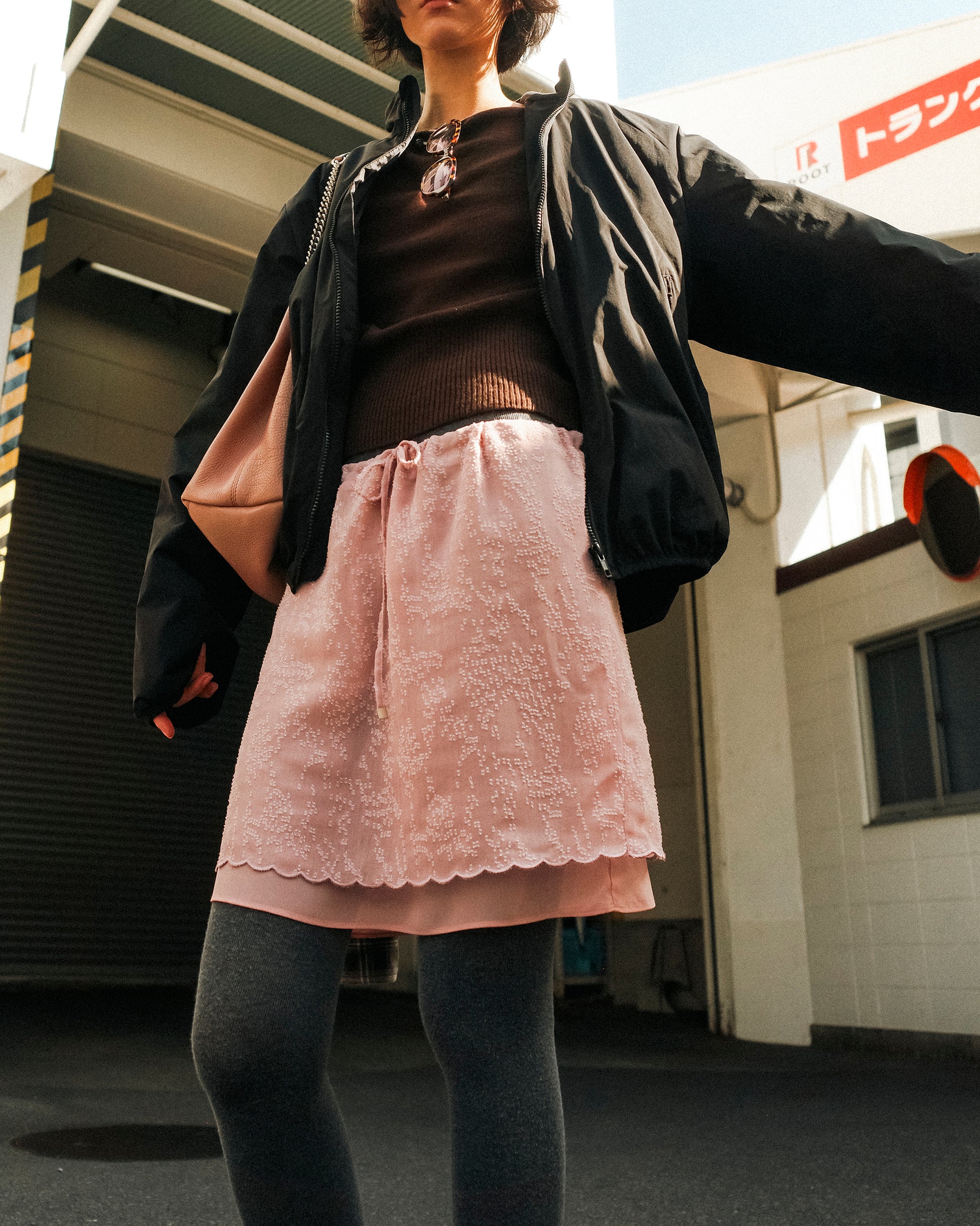 Persephone’s Veil Skirt, Winter Bloom Pink