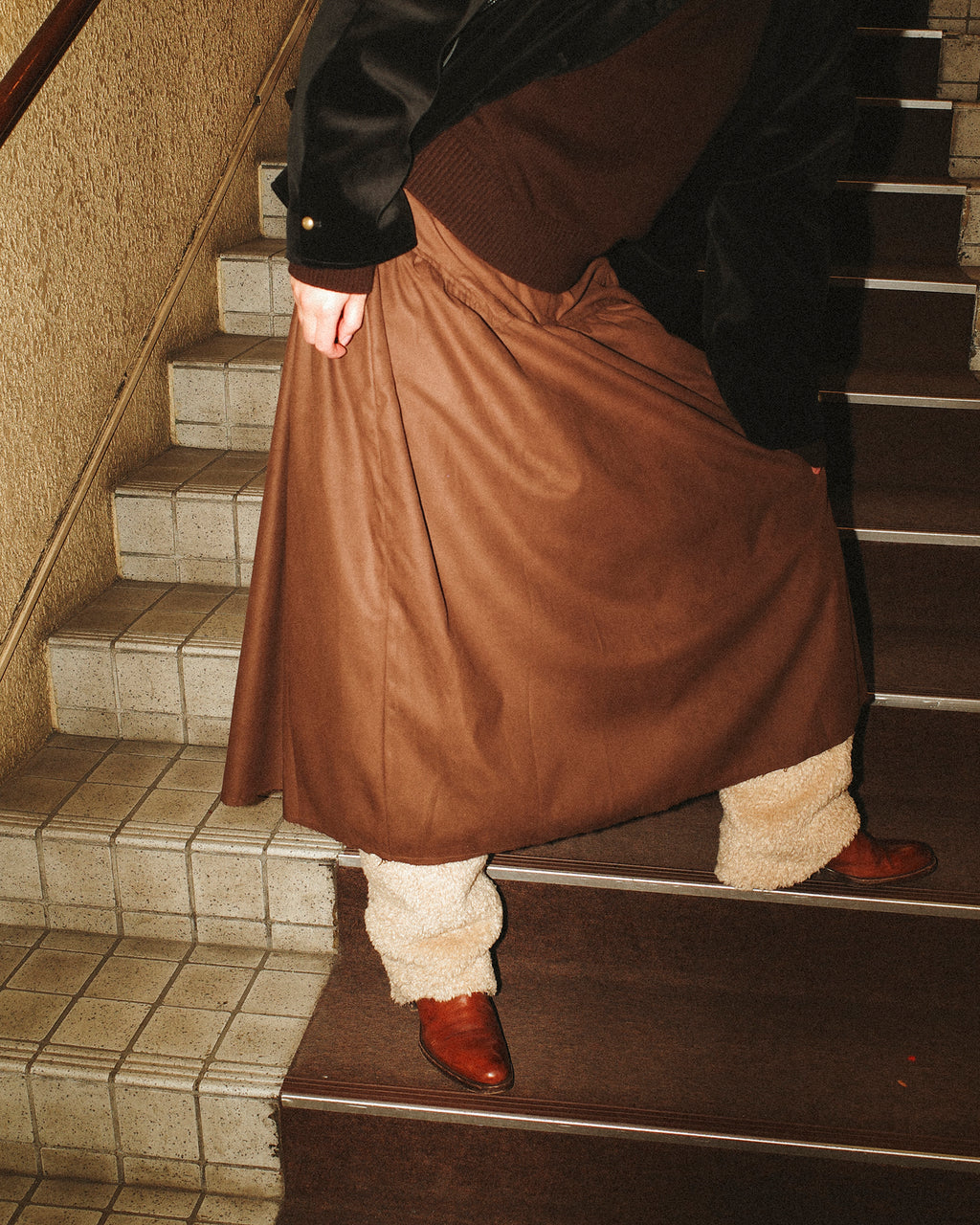 Yuma Reversible Shearling Boot Warmers, Dreamy sheep