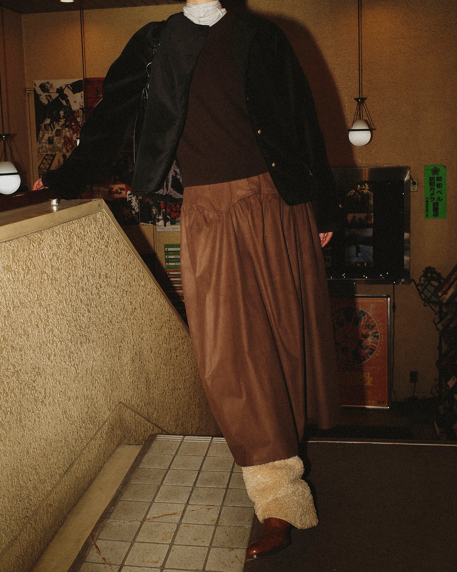 True Grit Suede Skirt, Dusty mocha