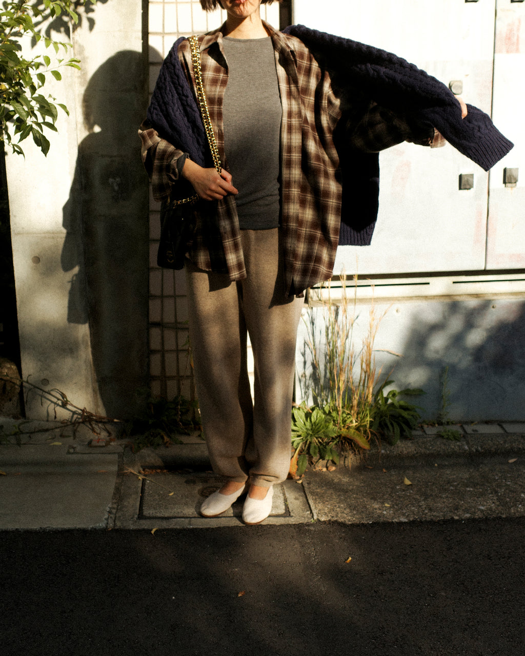 Highland Wool Check Shirt, Chestnut