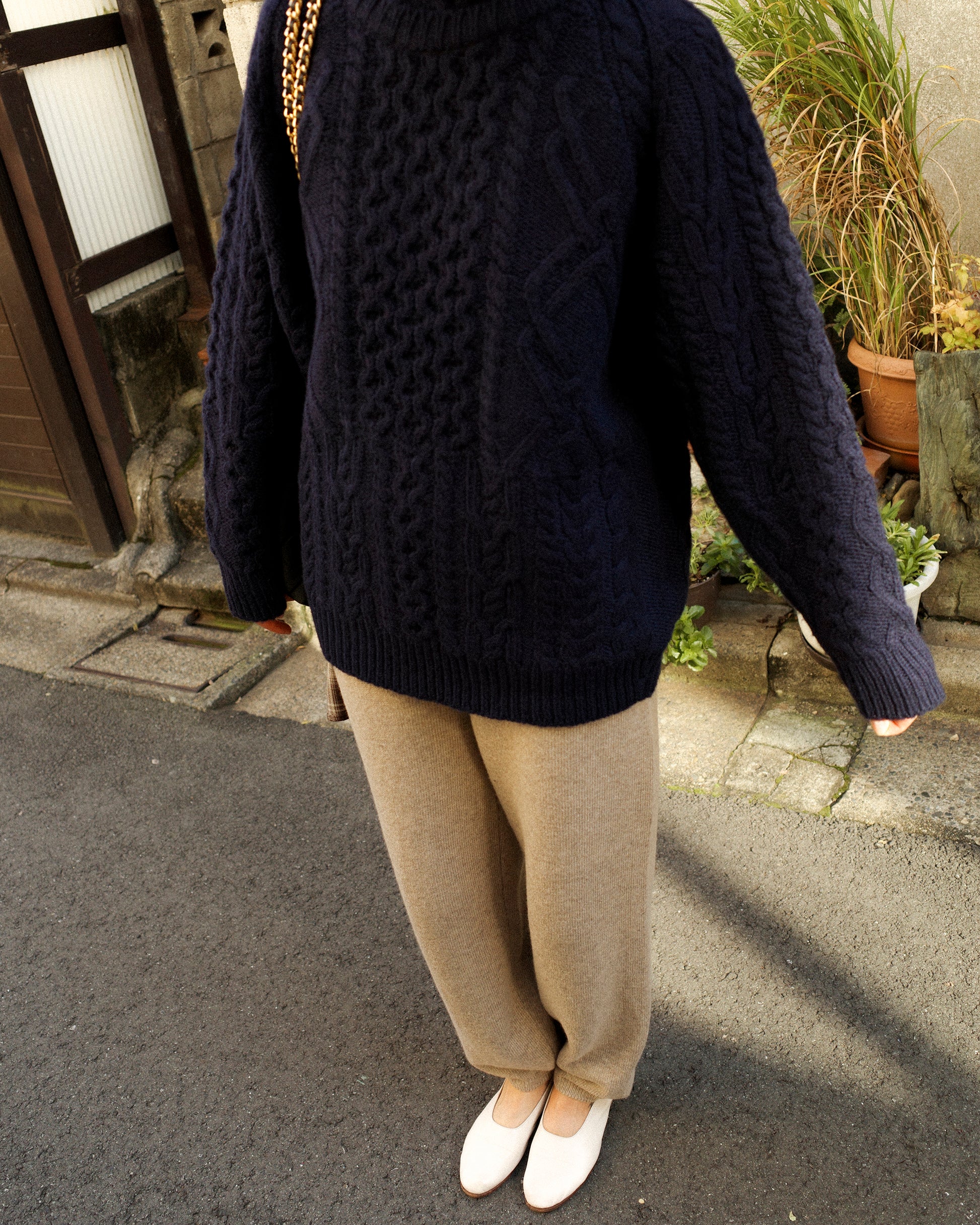 British Fisherman Jumper, Haydes Blue