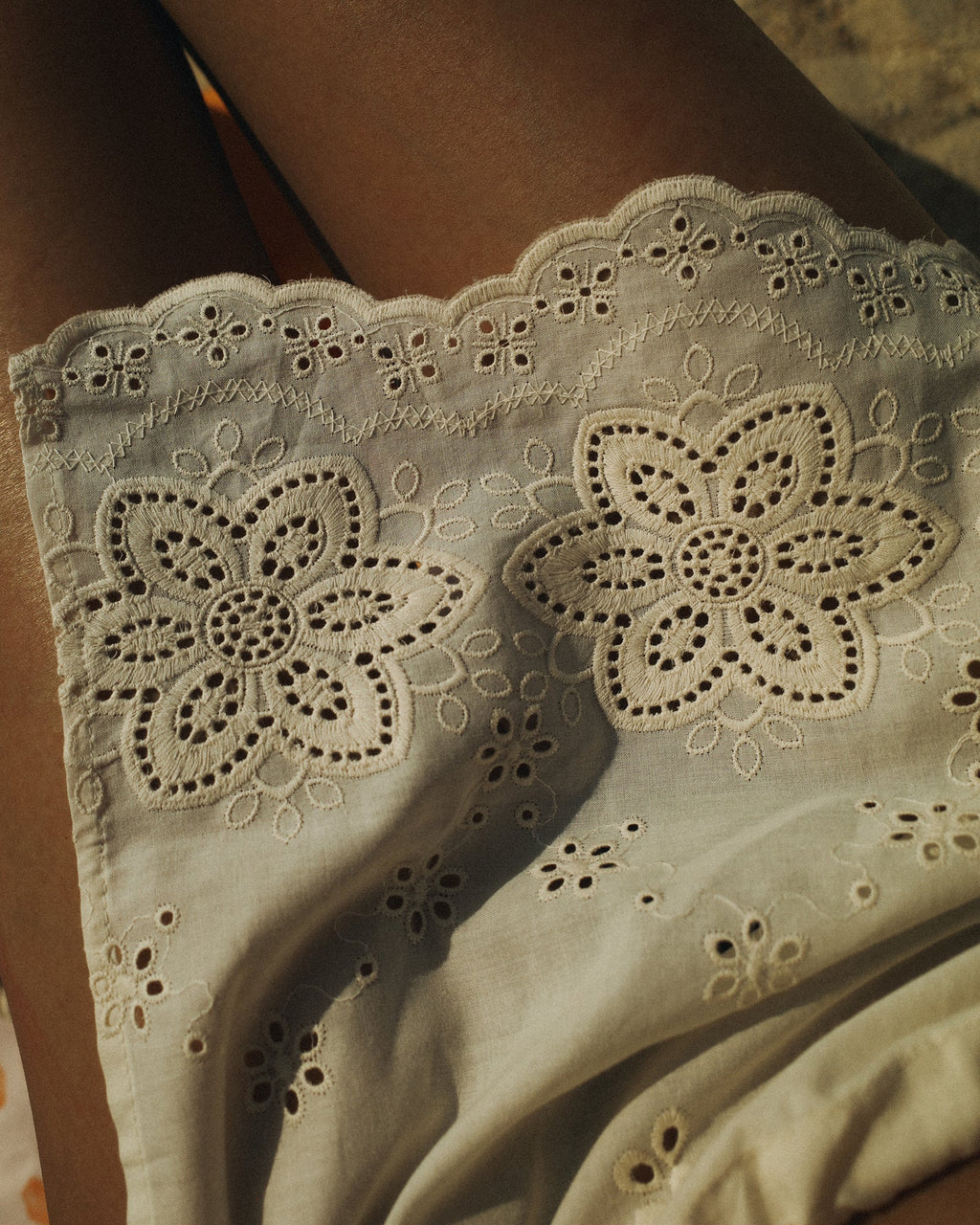 Seashell Eyelet Wrap Cover-Up, Sparkling Sand