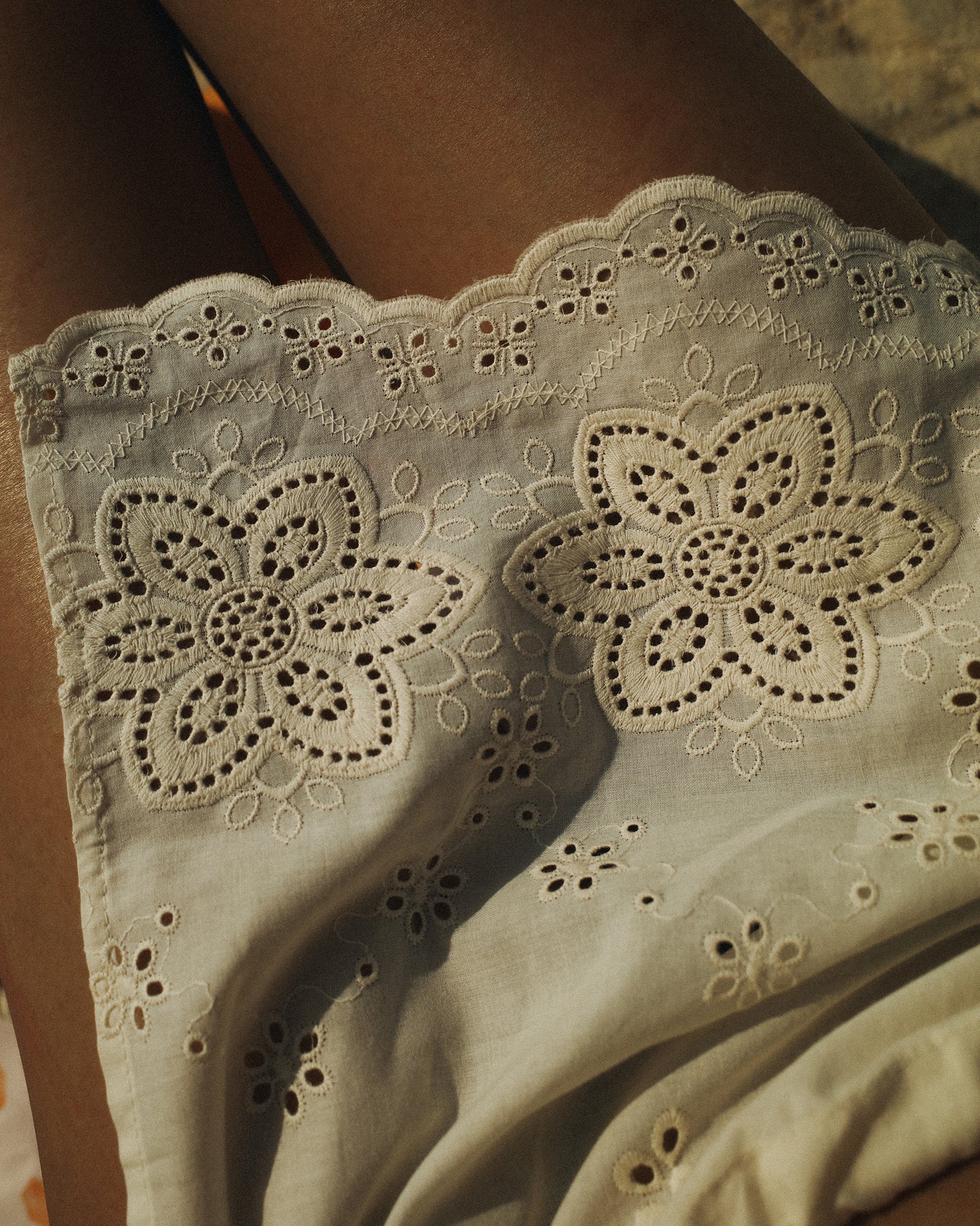 Seashell Eyelet Wrap Cover-Up, Sparkling Sand