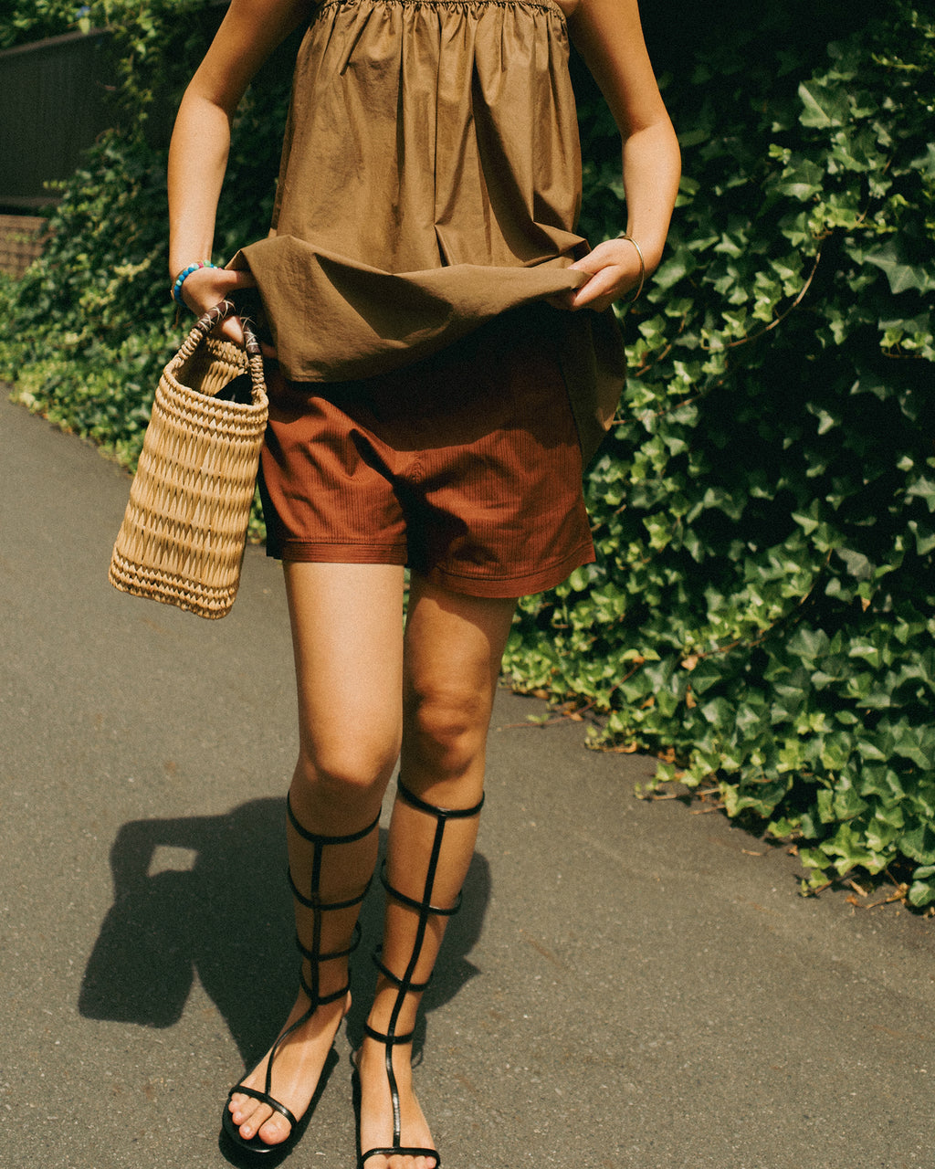 Calypso Yacht Shorts, Terracotta Sun