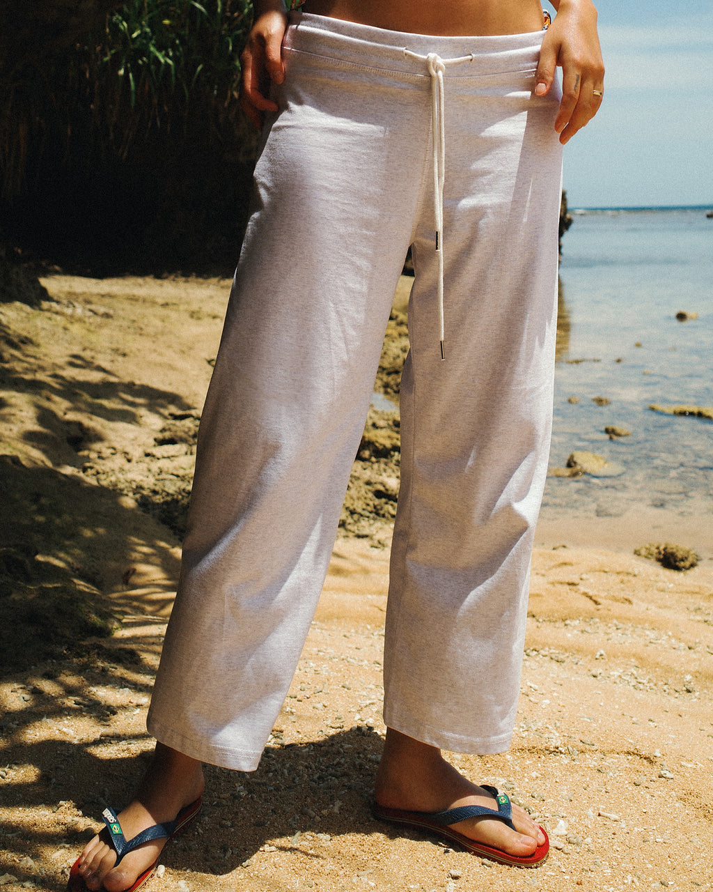 Cloudline Summer Easy Trousers, Soft Mélange