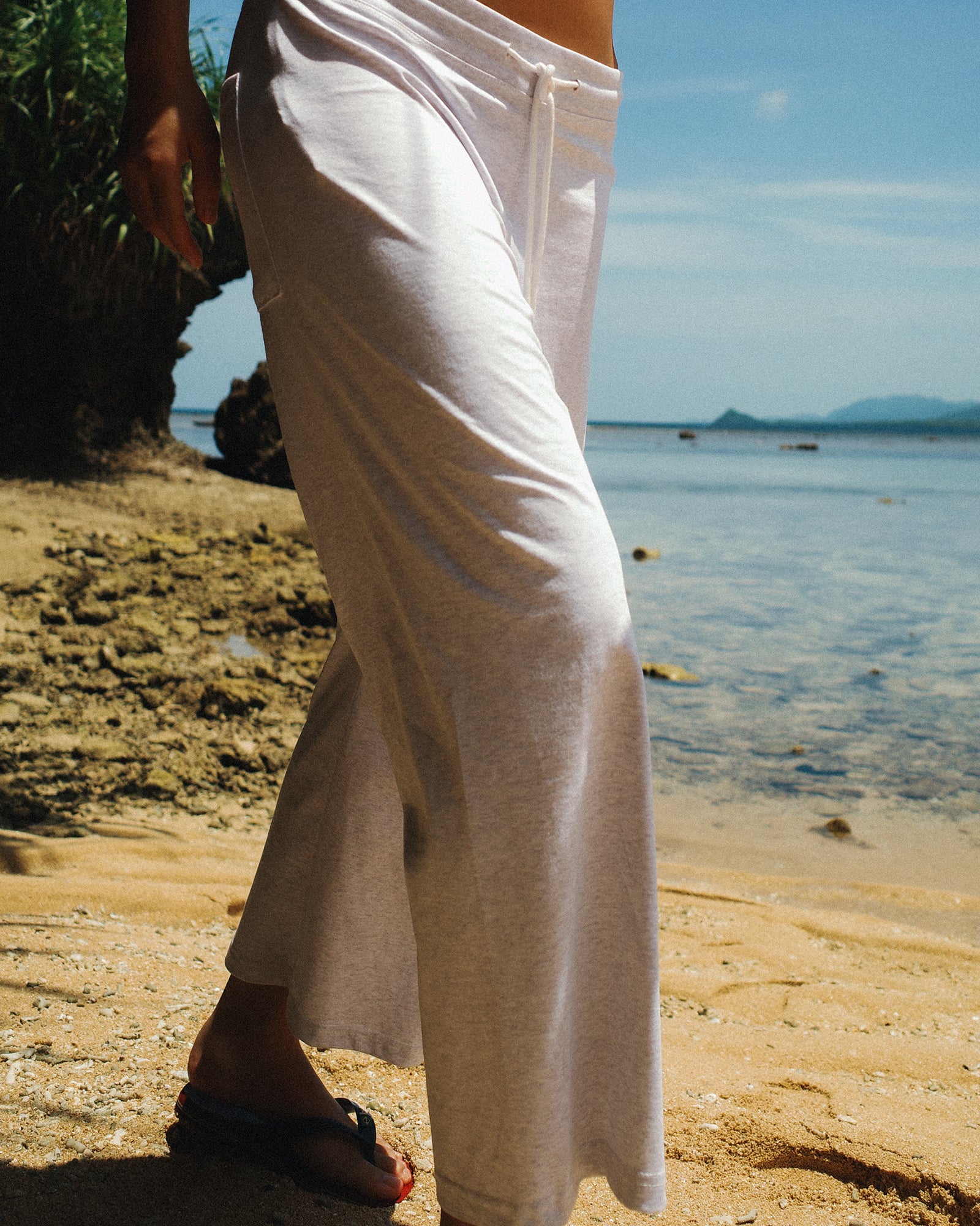 Cloudline Summer Easy Trousers, Soft Mélange